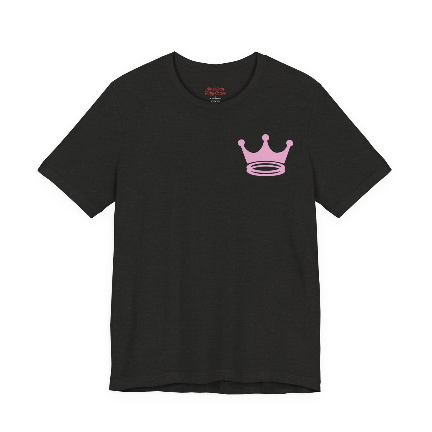 Signature Everyday Tee (Queen Pink + Heather Black)