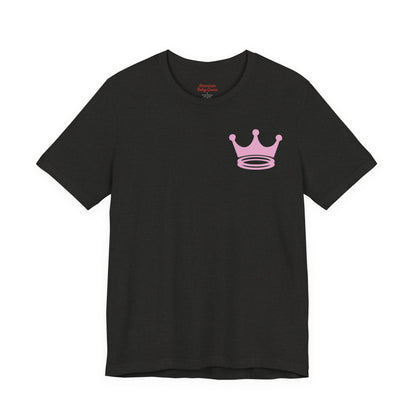 Signature Everyday Tee (Queen Pink + Heather Black)