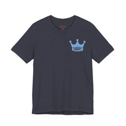 Signature Everyday Tee (Baby Blue + Heather Navy)