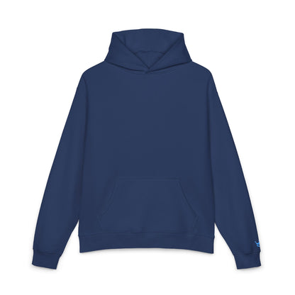 Essentials Embroidered Hoodie (Navy + Baby Blue)