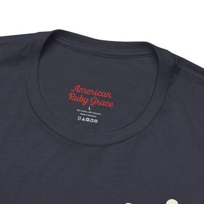 Signature Everyday Tee (Antique Ivory + Heather Navy)