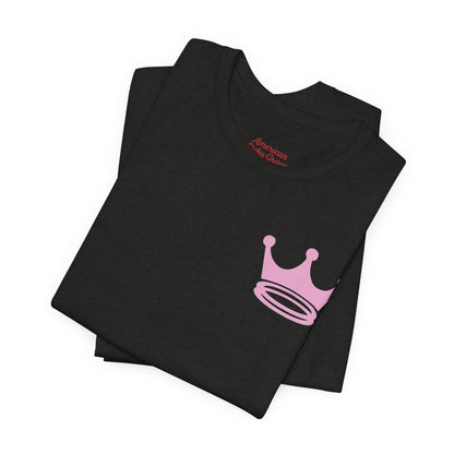 Signature Everyday Tee (Queen Pink + Heather Black)