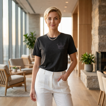 Signature Everyday Tee (Midnight Black + Heather Black)