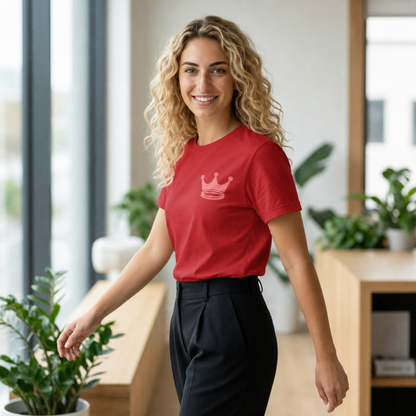 Signature Everyday Tee (Cameo Red + Red)
