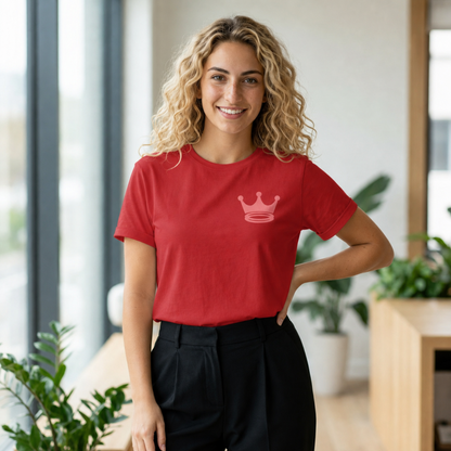 Signature Everyday Tee (Cameo Red + Red)
