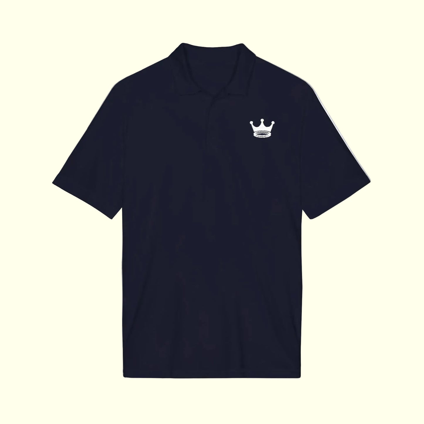 Essentials Embroidered Polo (Navy)