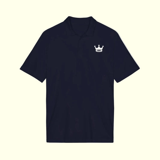 Essentials Embroidered Polo (Navy)