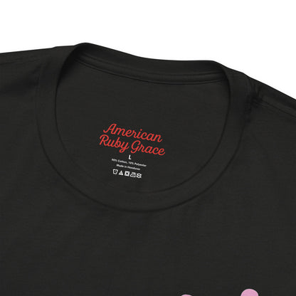 Signature Everyday Tee (Queen Pink + Heather Black)