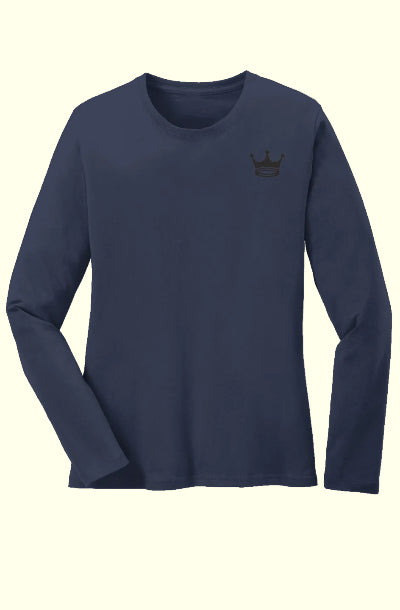 EmbrLong Sleeve Core Cotton Tee