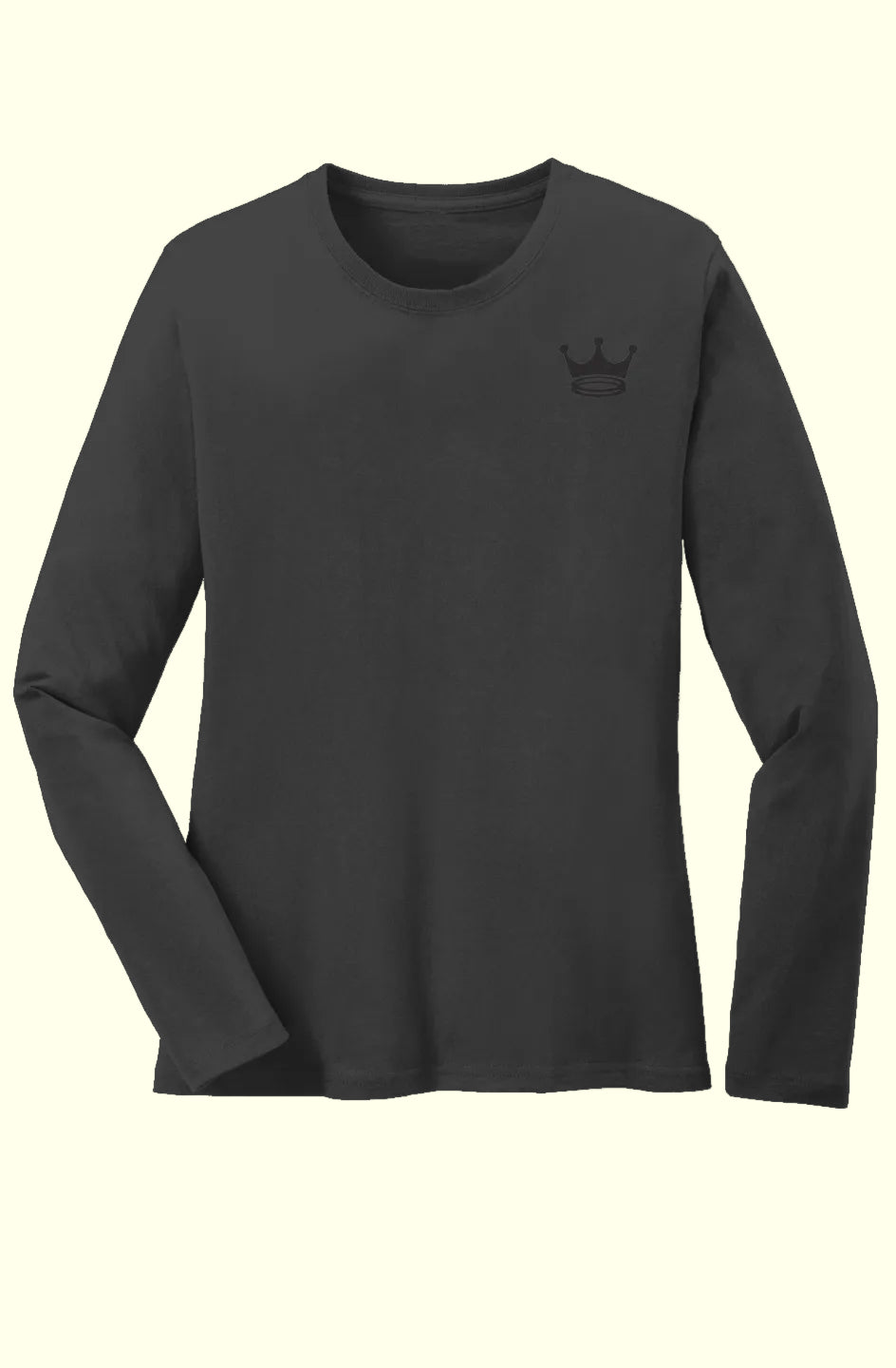 EmbrLong Sleeve Core Cotton Tee